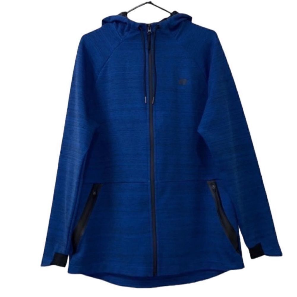 Russell Men's Blue Hoodie Jacket(Size Medium)